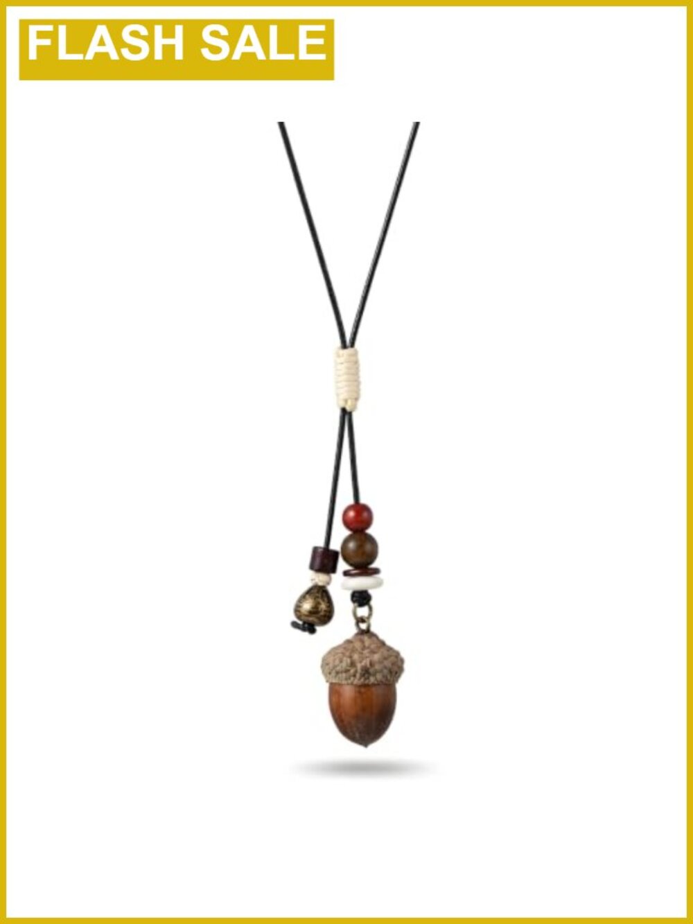 Acorn Pendant Necklace Woodland Nature Inspired Fall Jewelry